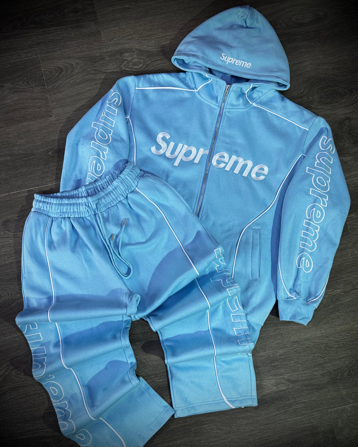 Conjunto supreme azul baby