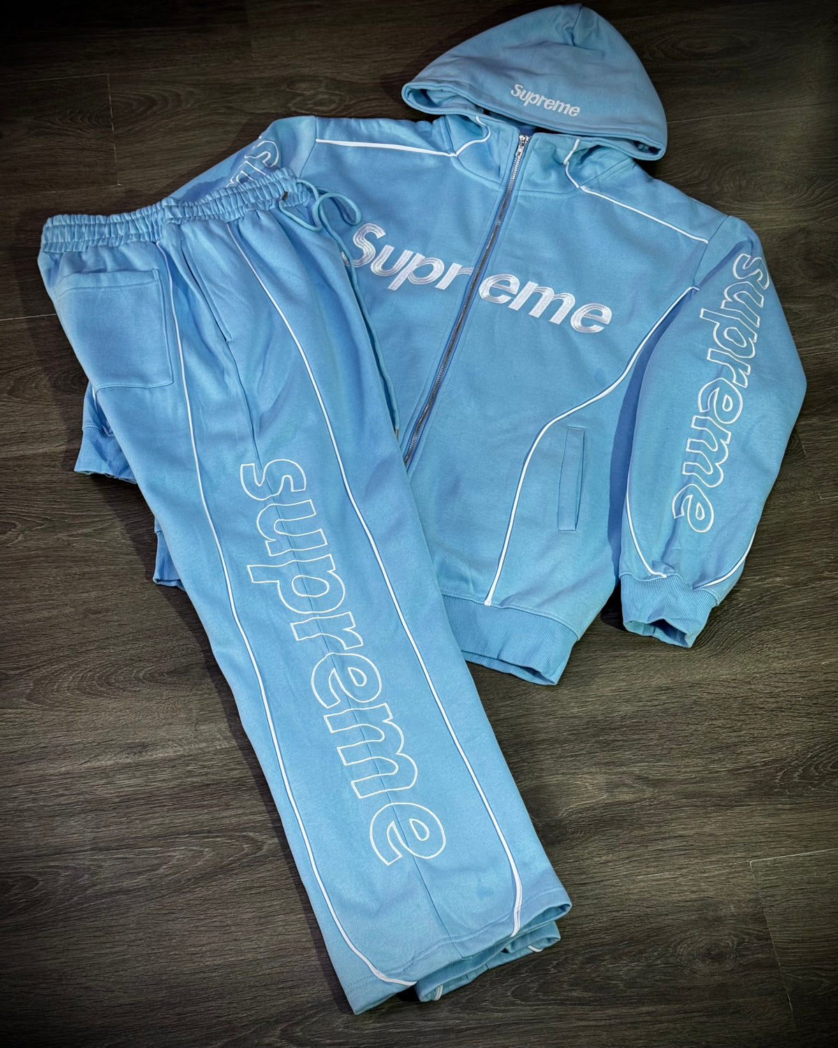 Conjunto supreme azul baby
